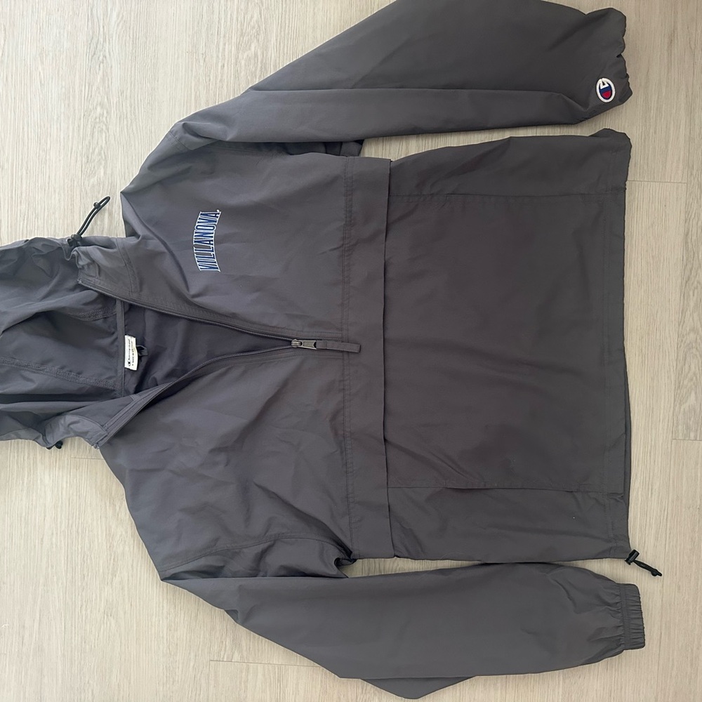 Champion Unisex Villanova Rain Jacket / Wind Breaker Quarterzip
